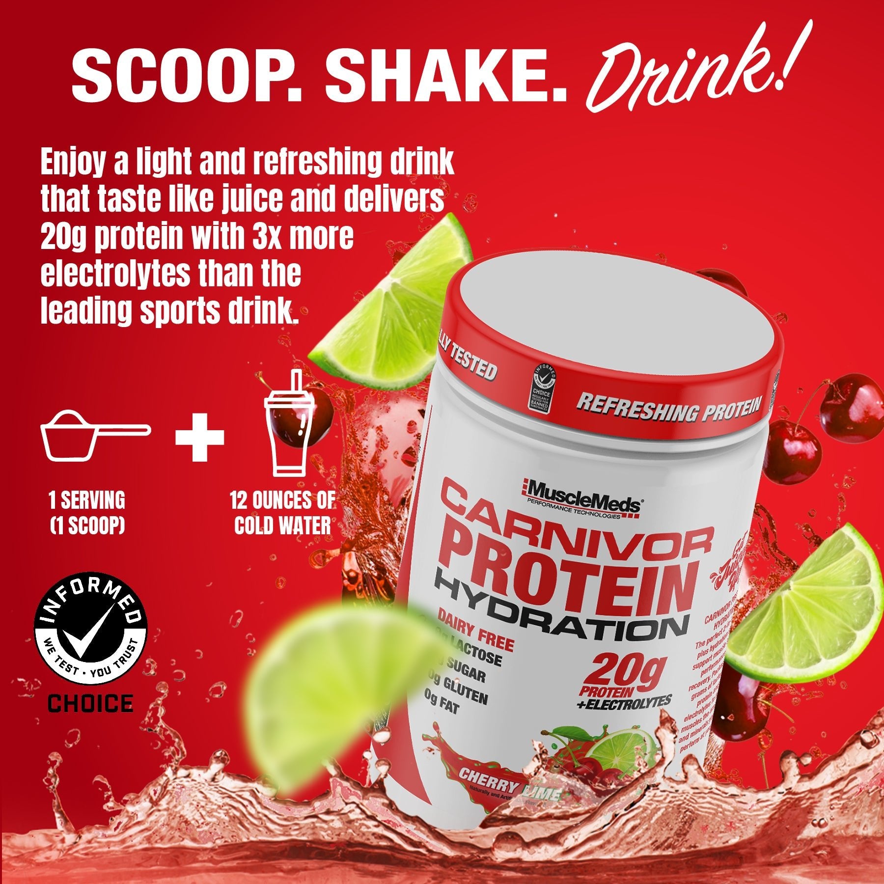 CARNIVOR PROTEIN HYDRATION Powder