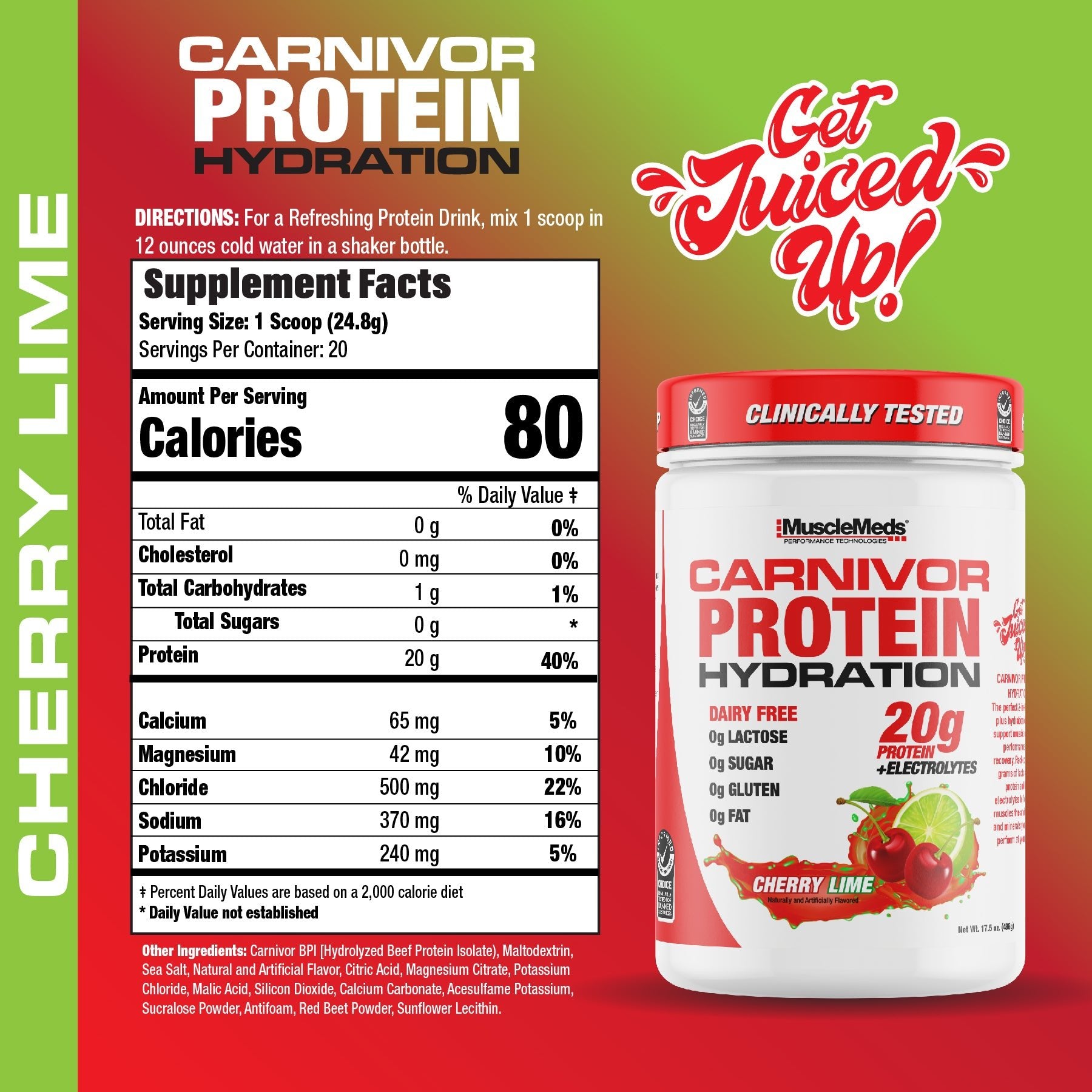 CARNIVOR PROTEIN HYDRATION Powder