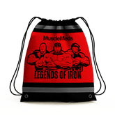 Legends of Iron Drawstring Gym Bag