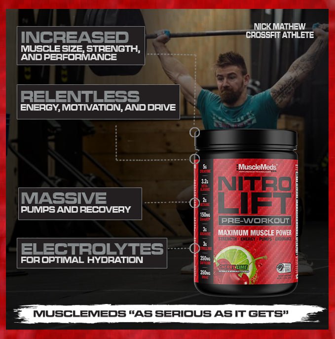 Nitro Lift – Pre-workout – Strength + Performance