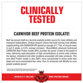 Gen Iron: Carnivor RTD - 3ct Variety Pack / 40g of Beef Protein Isolate / Protein Shake