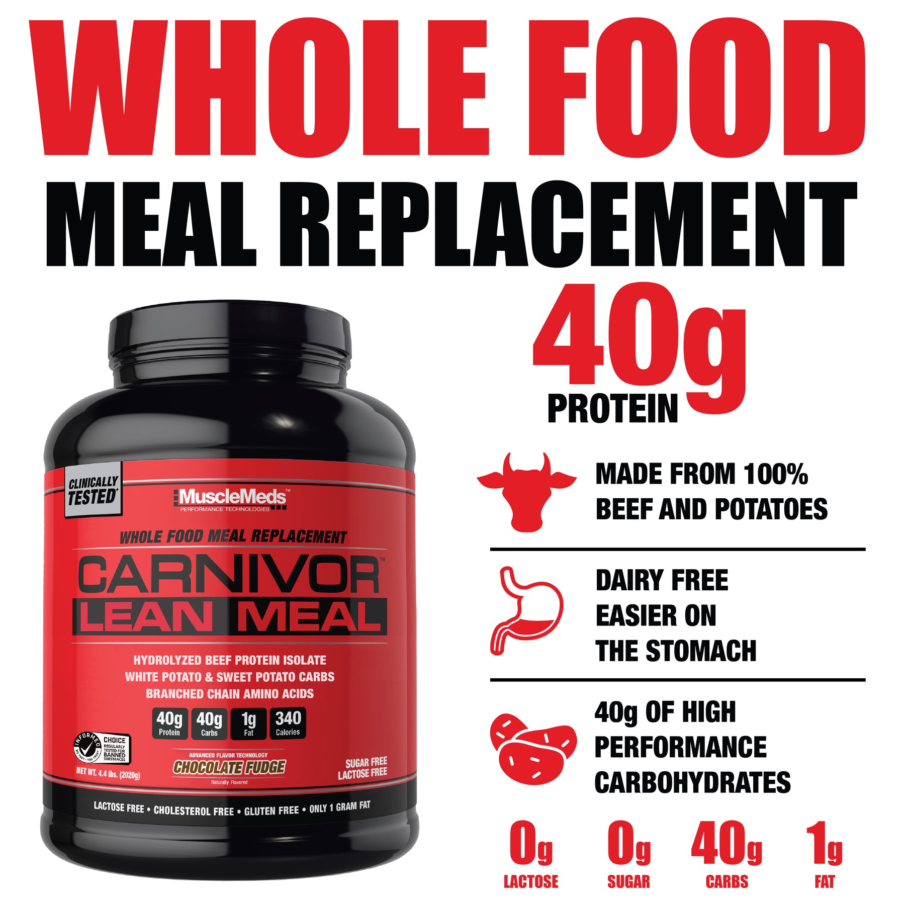 Carnivor Lean Meal - Whole Food Meal Replacement