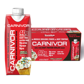 Carnivor RTD - 12 Pack / 40g of Beef Protein Isolate / Protein Shake