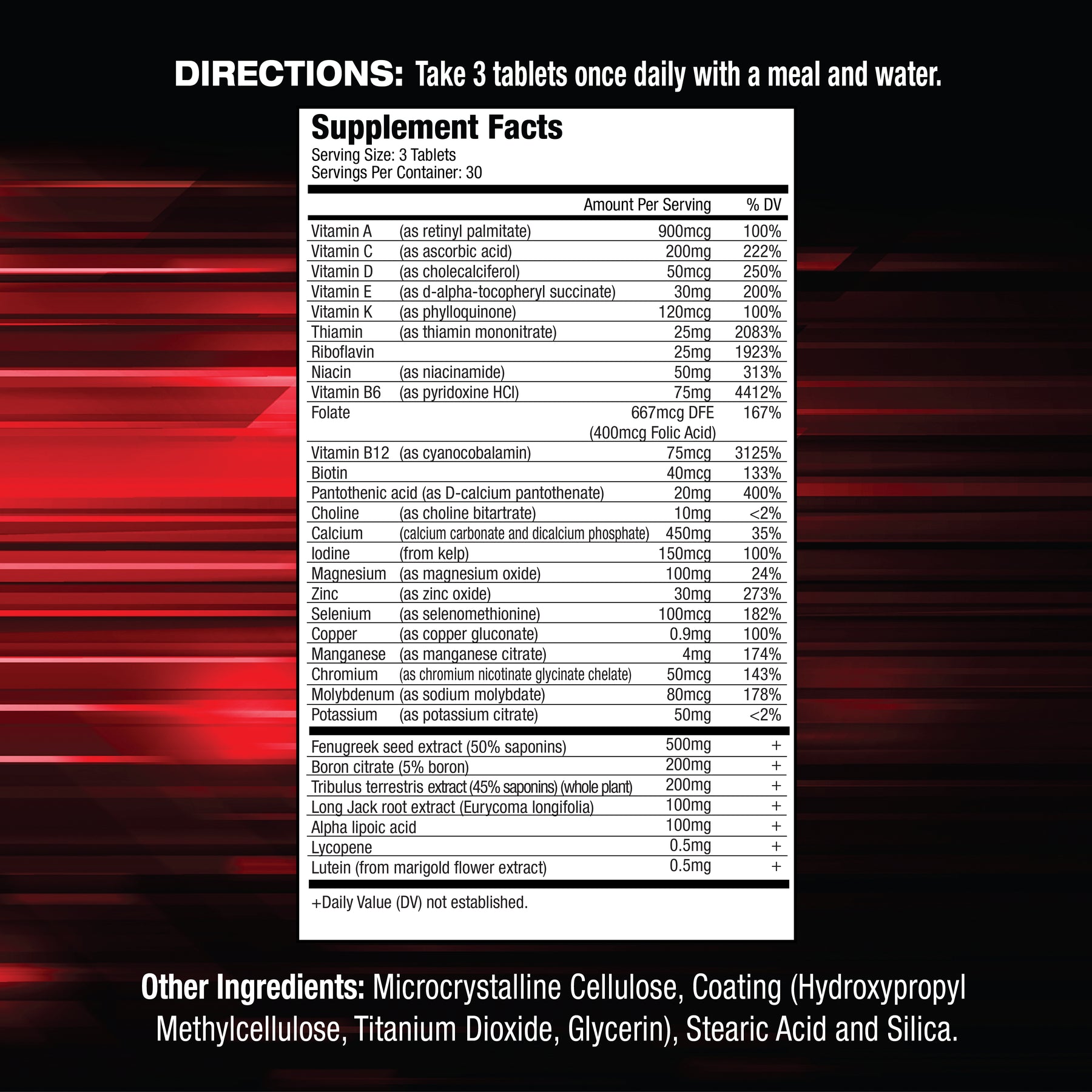 VITAMIN T - Multi-Vitamin + Test Booster