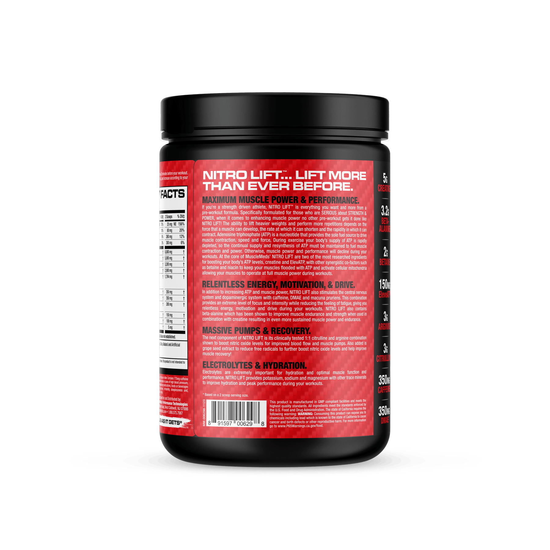 Nitro Lift – Pre-workout + Free Shaker