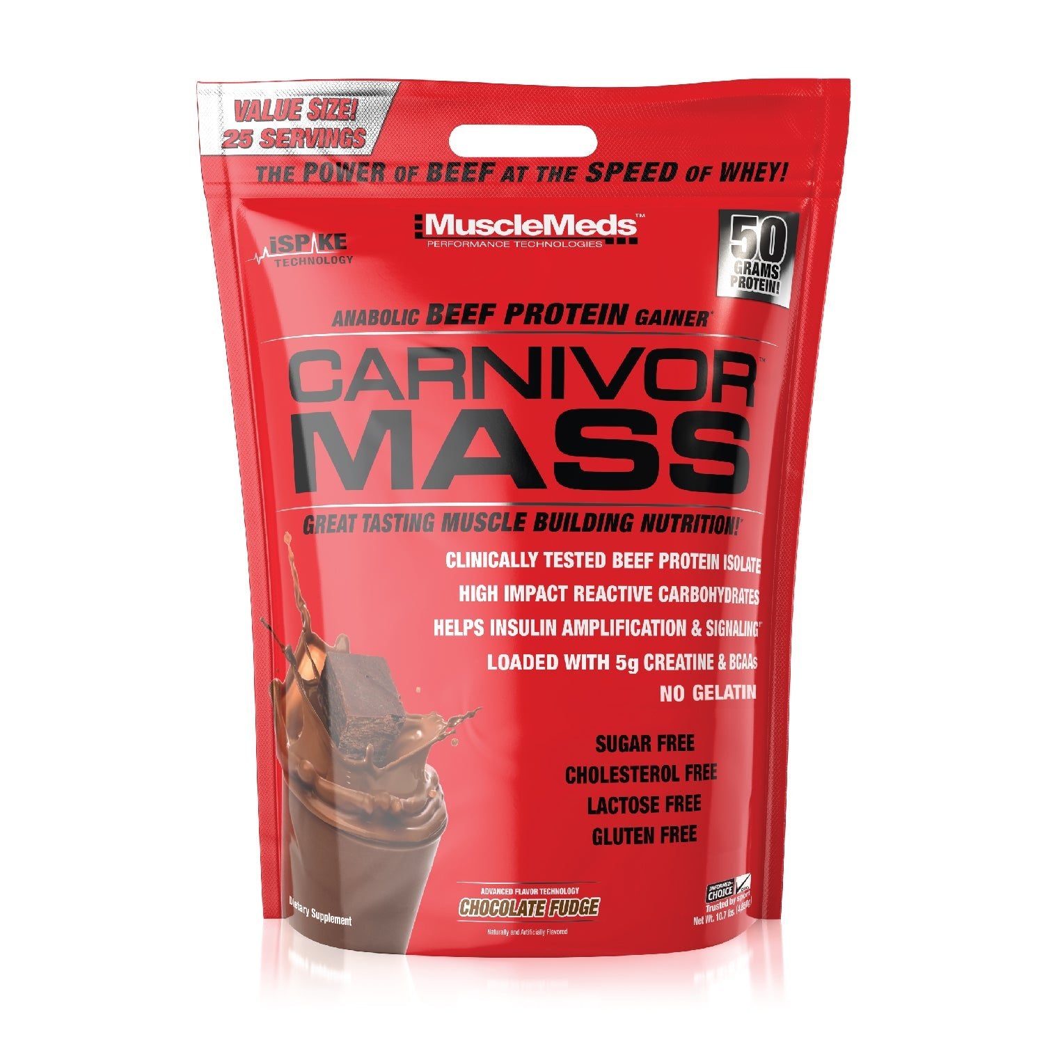 CARNIVOR MASS 10LB BAG CHOCOLATE FUDGE