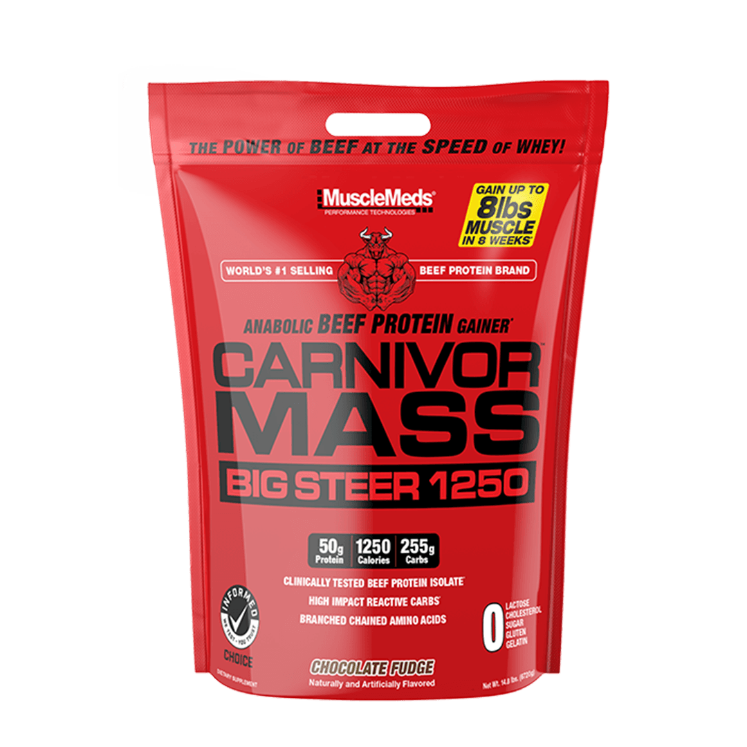 NFLA: Carnivor Mass Big Steer 1250 - 100% Beef Protein Mass Gainer
