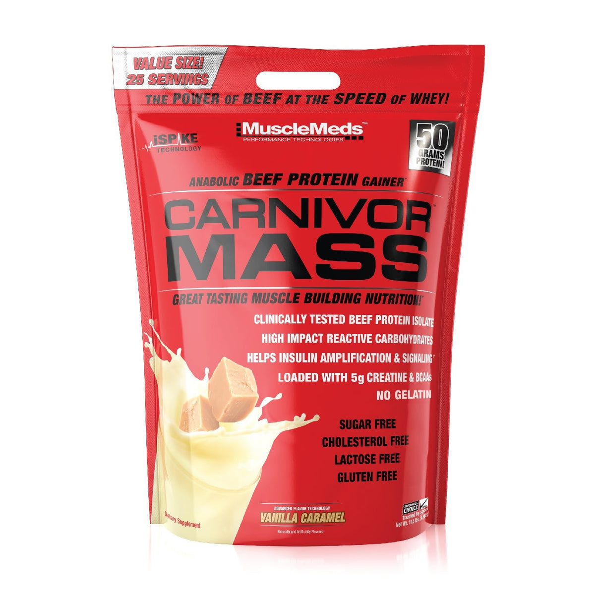 CARNIVOR MASS VANILLA CARAMEL 10LB BAG