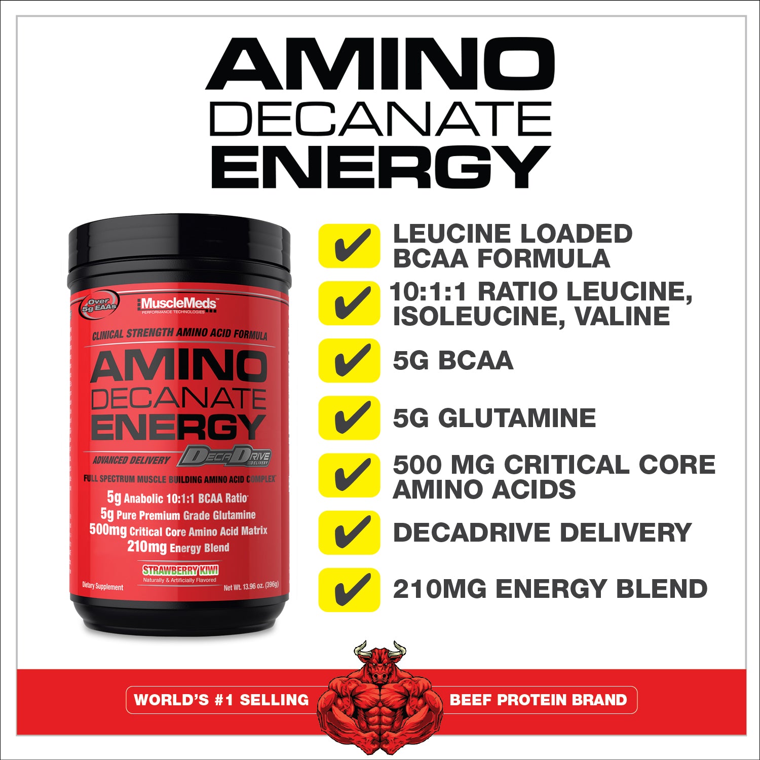 Amino Decanate Energy - Aminos + Energy