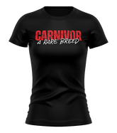 Carnivor: A Rare Breed Women T-Shirt in Black