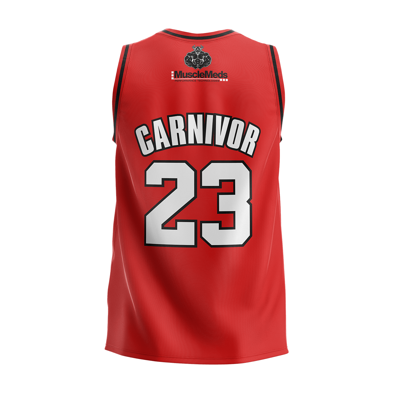 Team Carnivor Mesh Basketball Jersey Red - Main Image