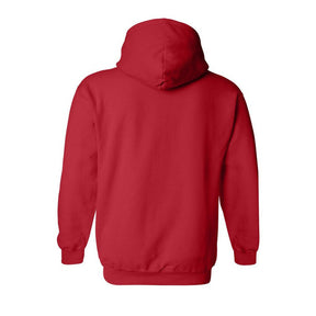 MUSCLEMEDS HOODIE RED back
